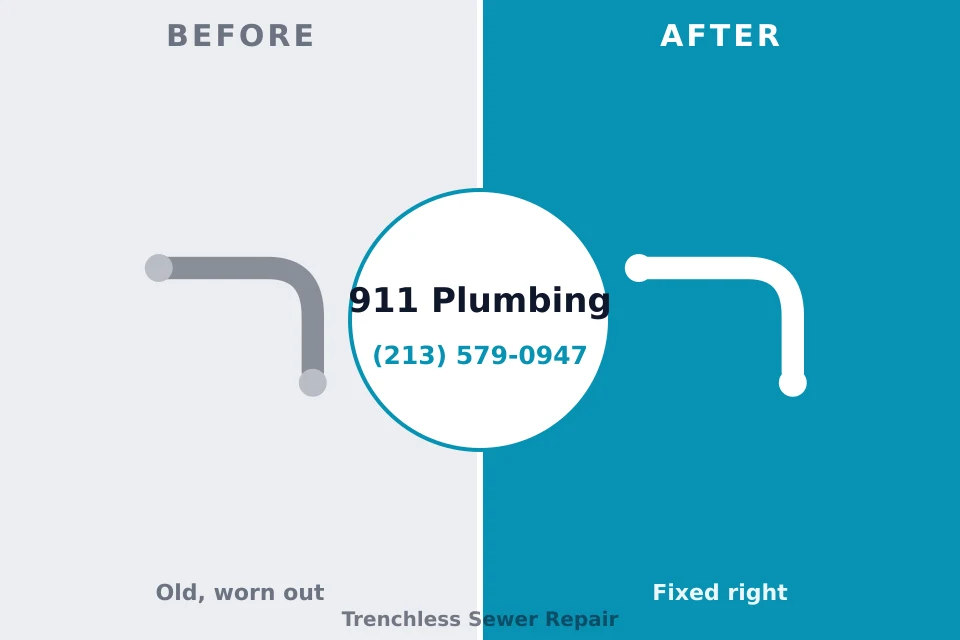 Before and after: plumbing company Hawthorn Woods, IL